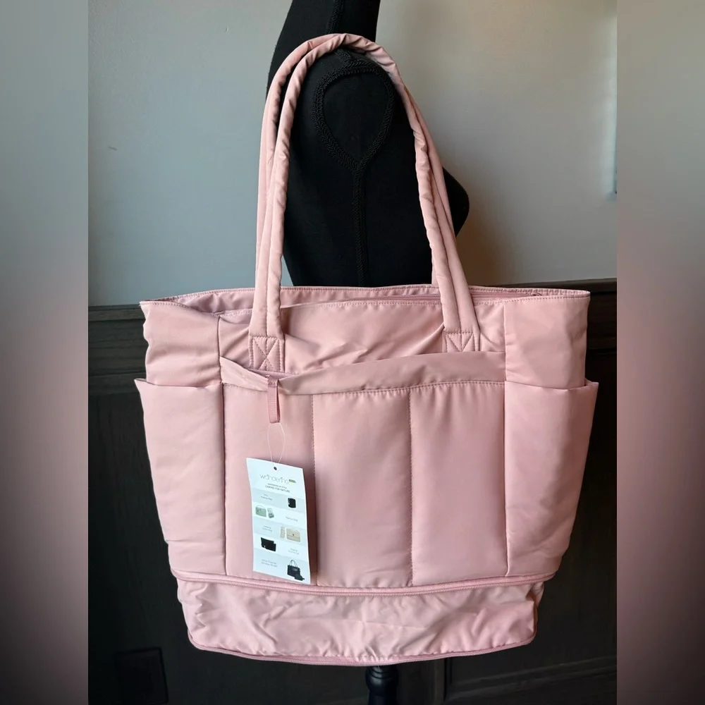 Wandering Nature Travel puffer soft computer Tote Bag - Picture 5 of 8